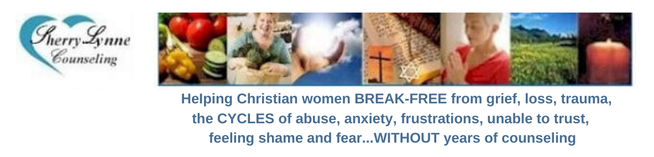 Sherry Lynne helps Christian women BREAK-FREE from grief, loss, trauma, CYCLES of abuse, frustrations, anxiety, unable to trust, feeling shame and fear...WITHOUT years of counseling.